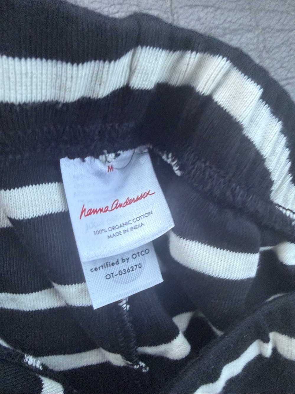 Hanna Andersson Striped Knit Capris - Medium